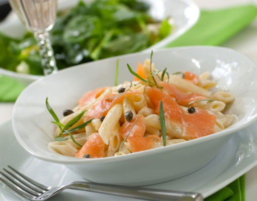 Pâtes au saumon – La recette facile