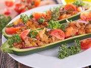 Notre recette des courgettes farcies au bœuf courgettes farcies au bœuf