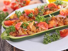 Notre recette des courgettes farcies au bœuf courgettes farcies au bœuf