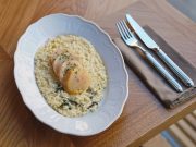 Notre recette du risotto aux noix de Saint-Jacques Risotto aux noix de Saint-Jacques