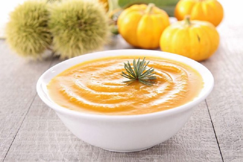 velouté de potiron aux châtaignes