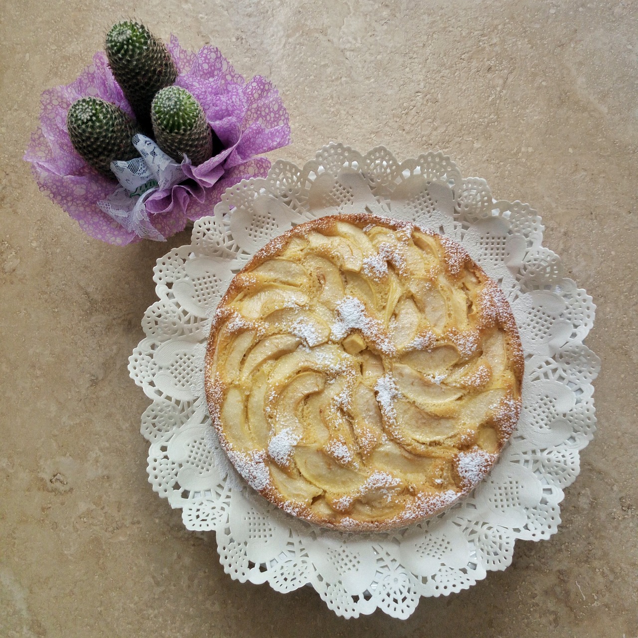 gâteau aux pommes