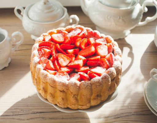 charlotte aux fraises