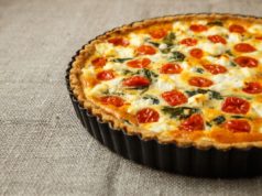 tarte thon, tomates et moutarde