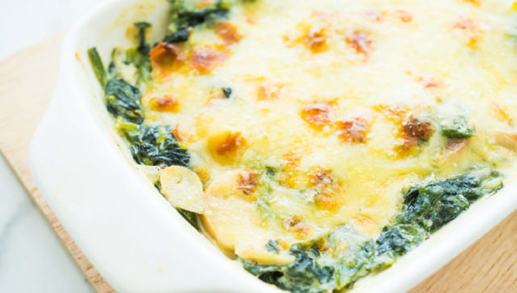 lasagnes épinards et parmesan
