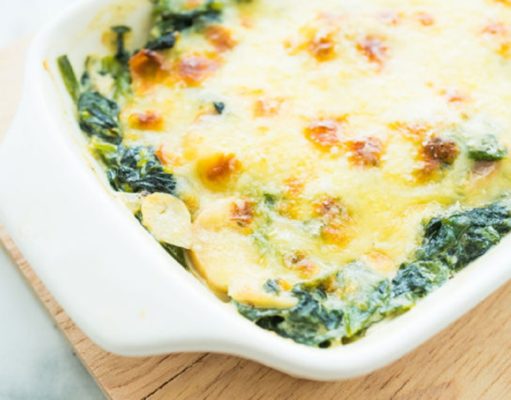lasagnes épinards et parmesan