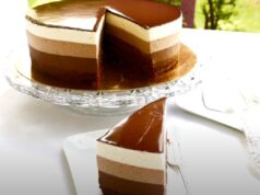 gâteau aux 3 chocolats