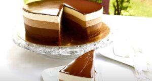 gâteau aux 3 chocolats