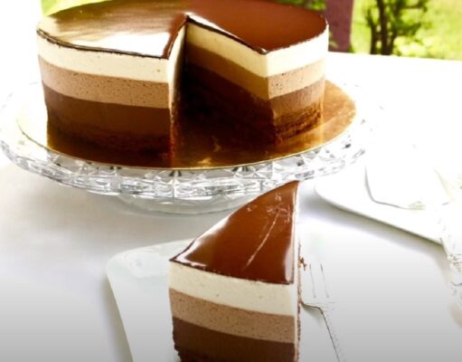 gâteau aux 3 chocolats