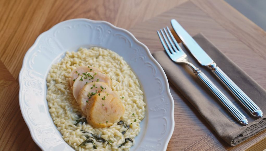 Risotto aux noix de Saint-Jacques