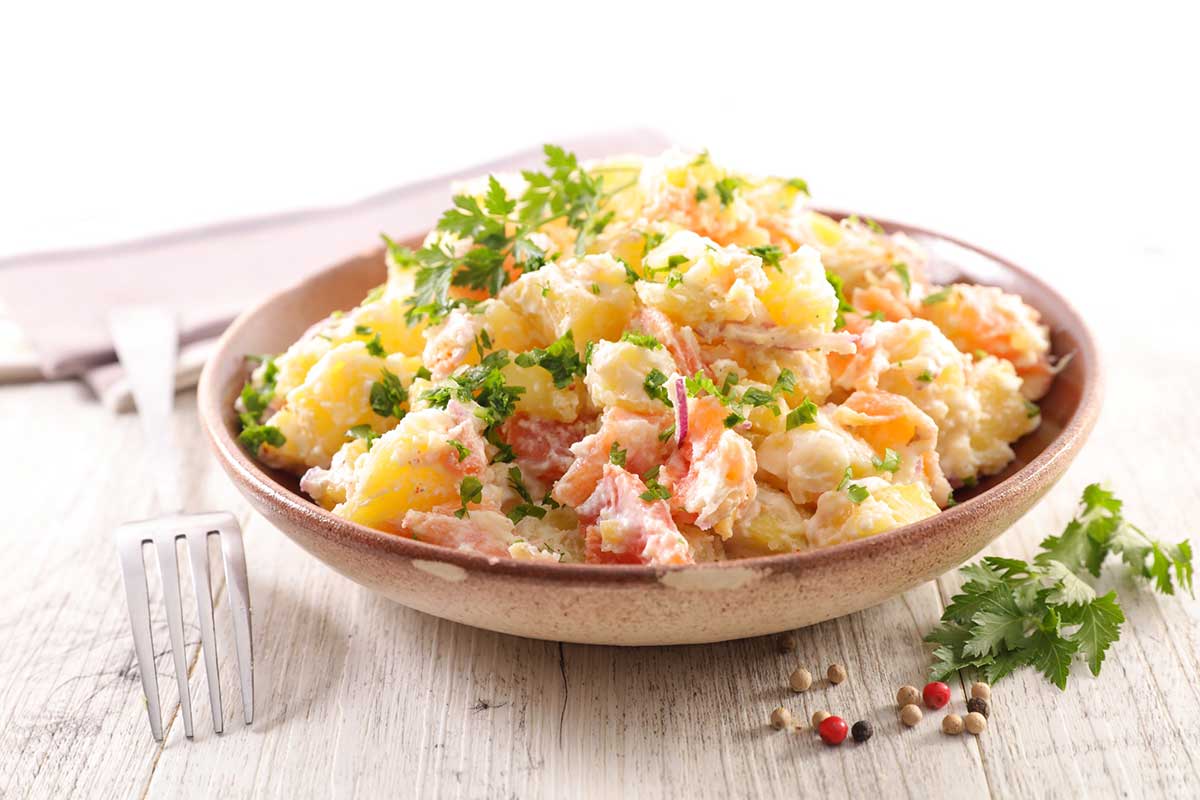 salade-pomme-de-terre-saumon salade de pomme de terre au saumon